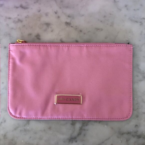 PRADA CANDY Set of Cosmetic Bags Pink Fabric Zip Top Rectangular NWOT - Picture 9 of 17